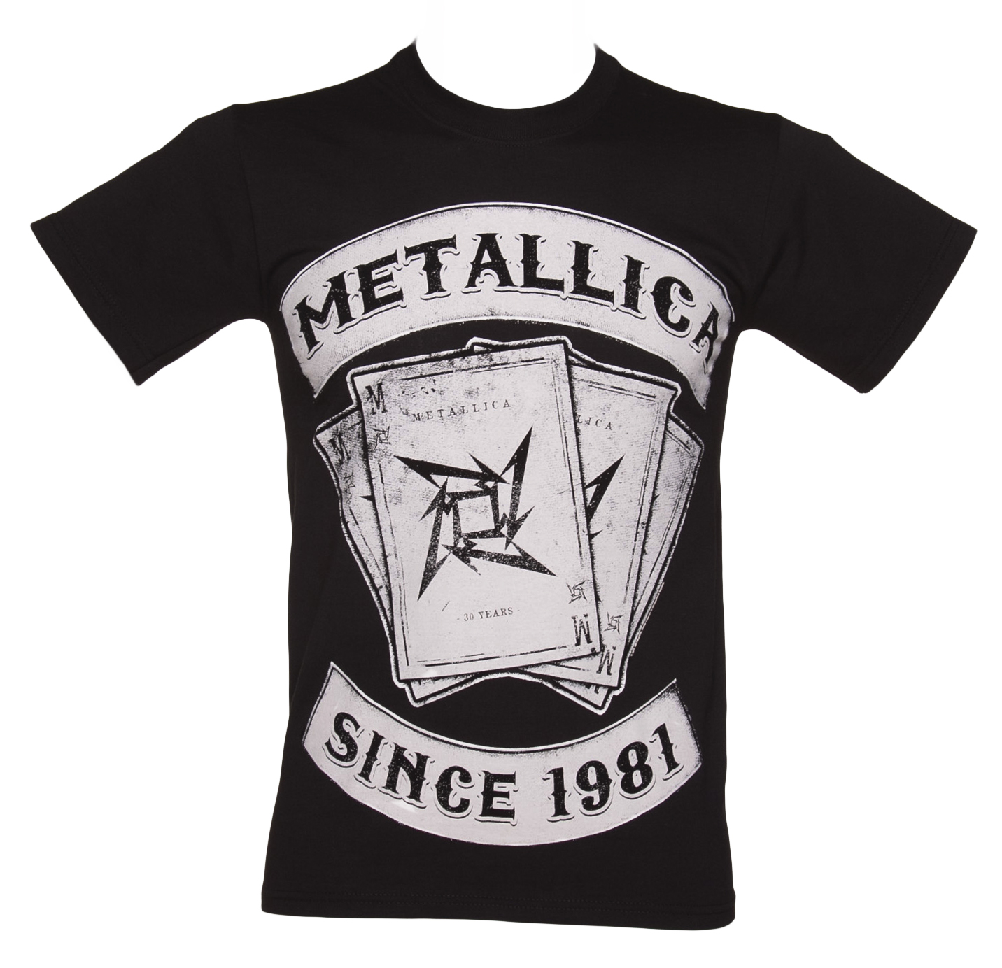 Mens Black Dealer Metallica T-Shirt
