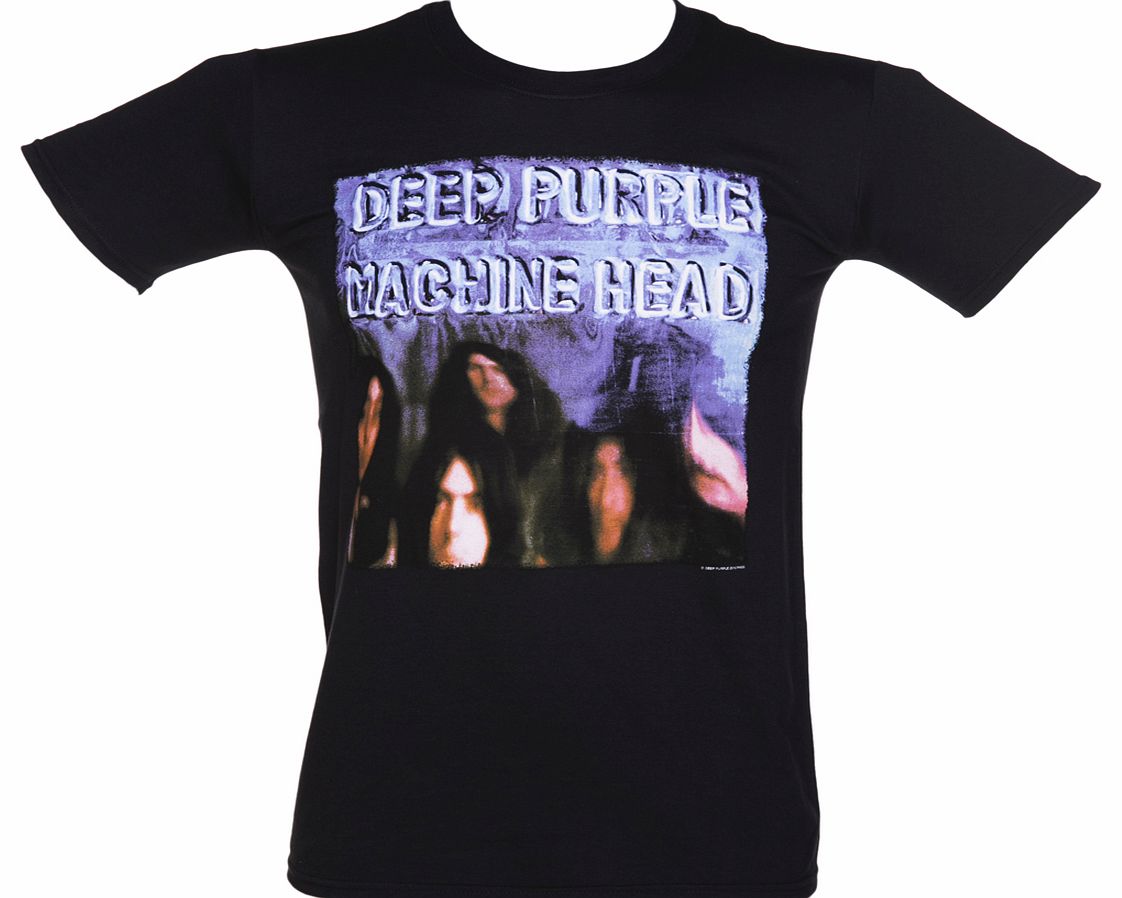 Mens Black Machine Head Deep Purple T-Shirt