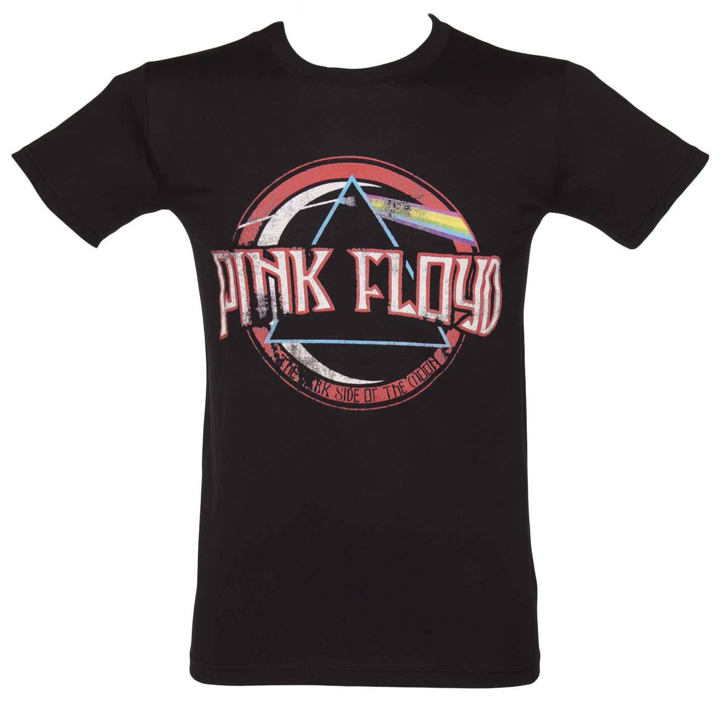 Mens Black Pink Floyd On The Run T-Shirt