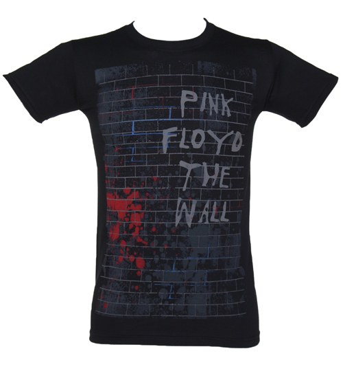Mens Black Pink Floyd The Wall T-Shirt