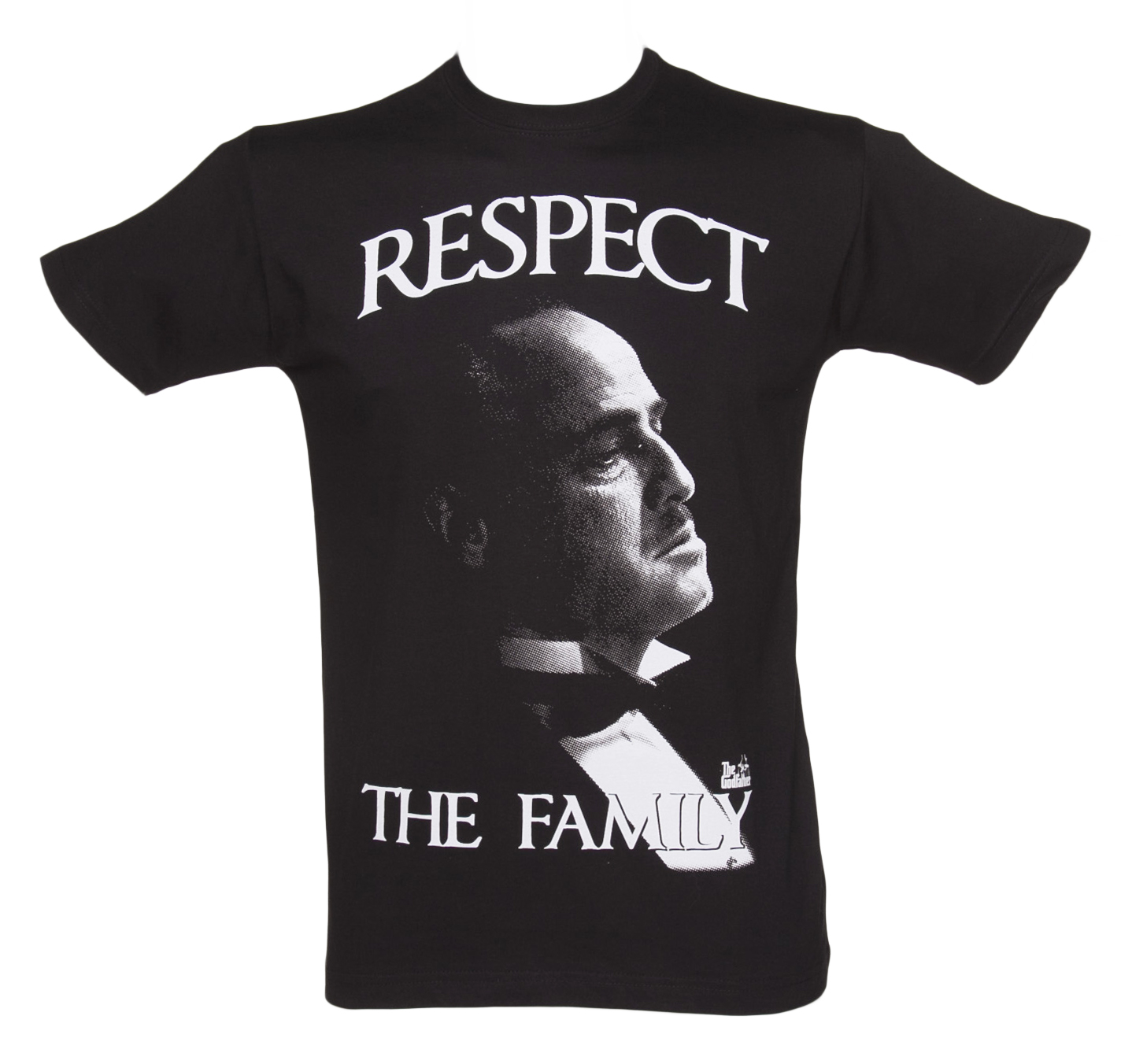 Mens Black Respect The Family Godfather