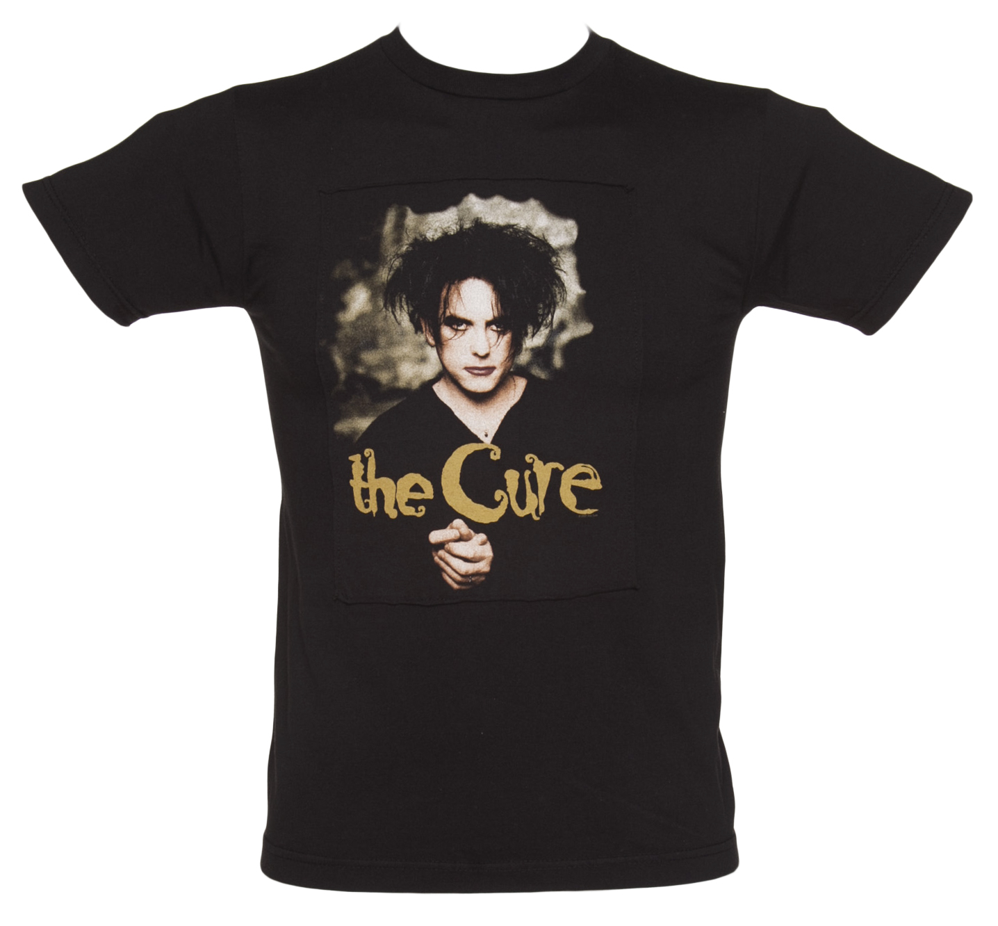 Black Robert Smith Cure T-Shirt