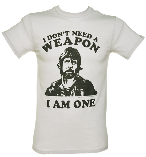 Mens Chuck Norris I Dont Need A Weapon