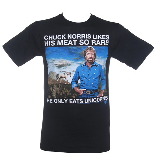 Mens Chuck Norris Unicorns T-Shirt