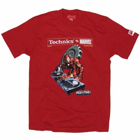 Marvel vs Technics Iron Man Red T-Shirt