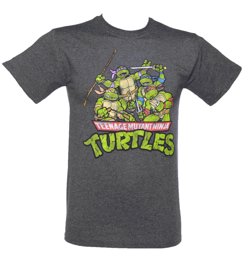 Mens Grey Teenage Mutant Ninja Turtles