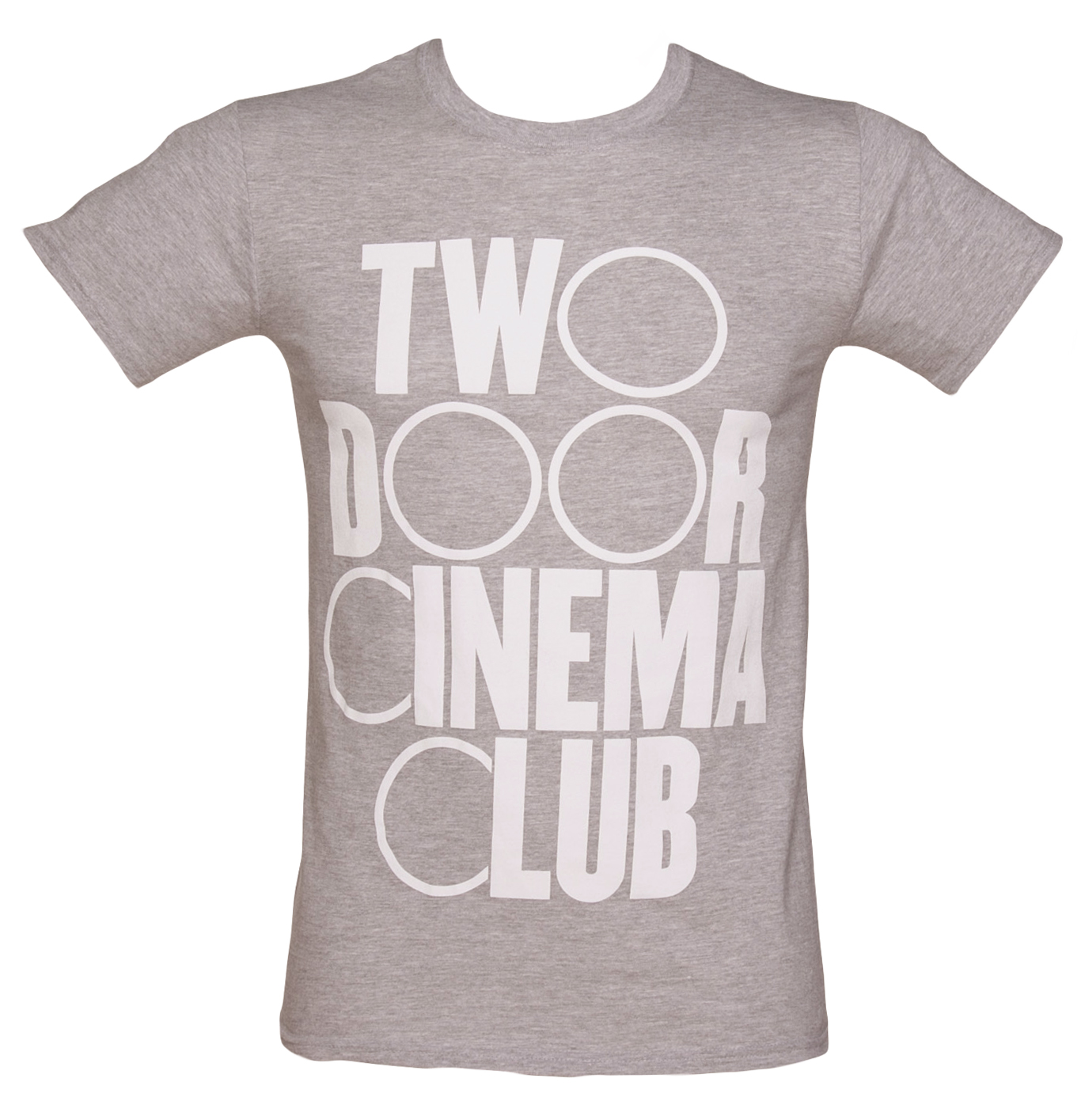 Mens Grey Two Door Cinema Club Logo T-Shirt