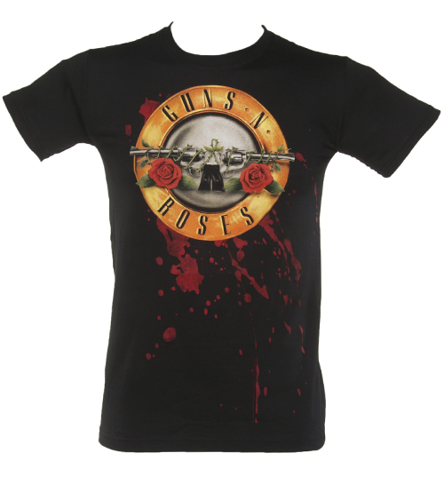 Mens Guns N Roses Bullets and Blood T-Shirt