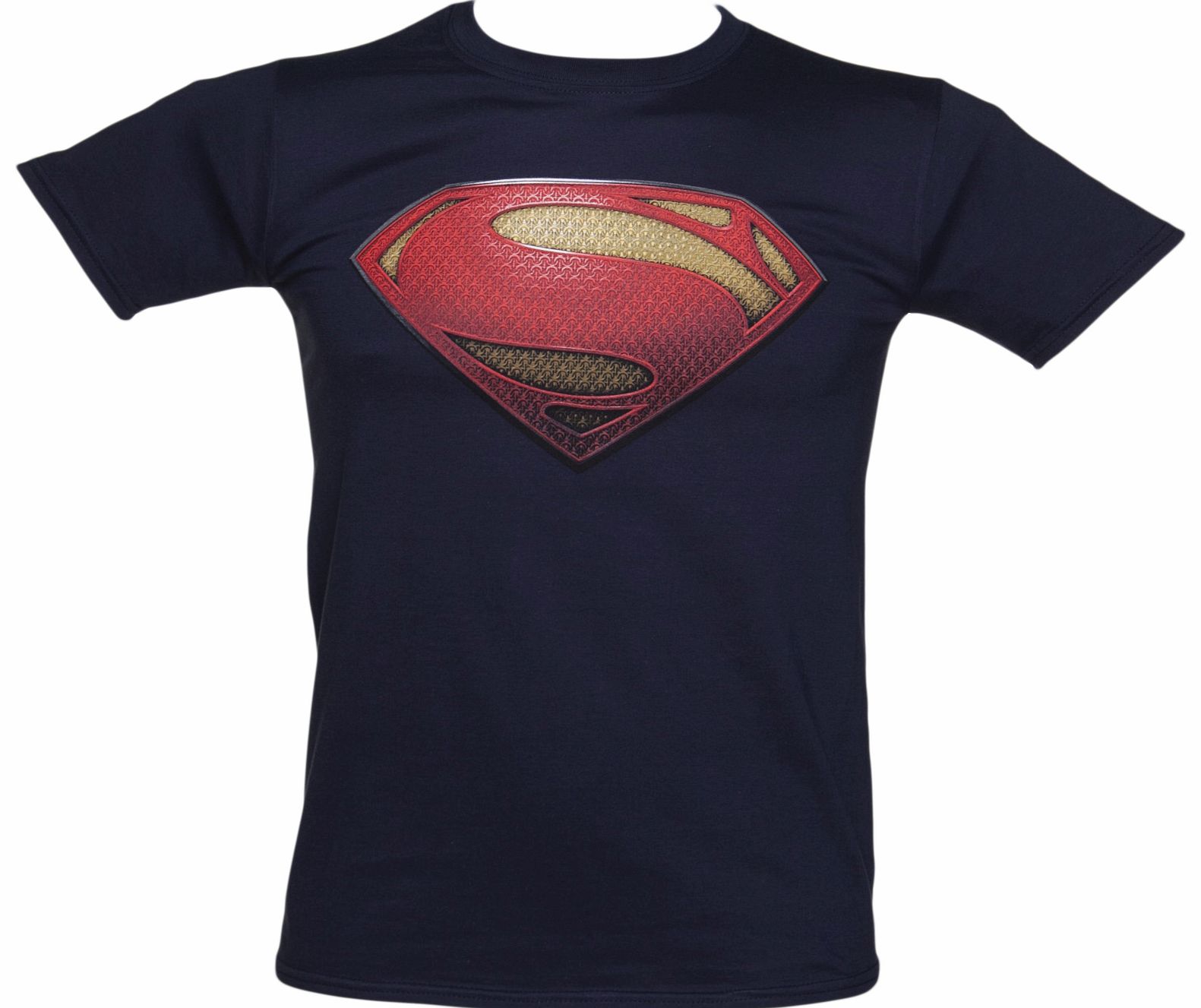 Mens Navy Superman Man Of Steel DC Comics T-Shirt