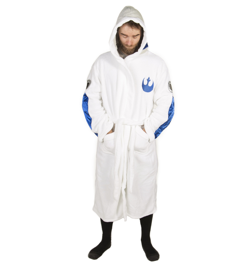 Mens R2-D2 Costume Star Wars Fleece Dressing Gown