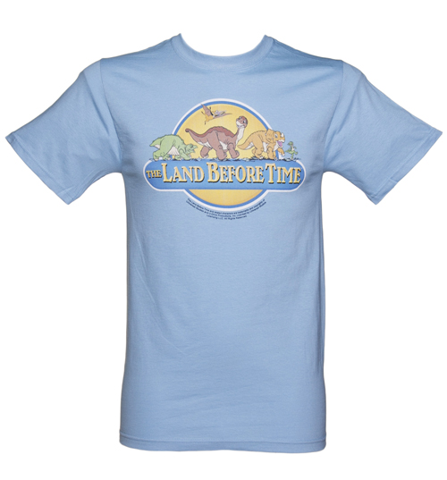 Mens Sky Blue Land Before Time T-Shirt