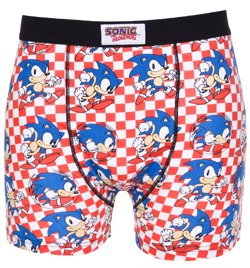Mens Sonic The Hedgehog Boxer Shorts