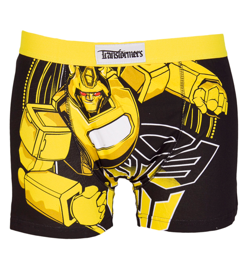 Mens Transformers Bumblebee Boxer Shorts