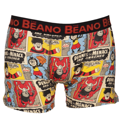 Mens Vintage Beano Comic Strip Boxer Shorts