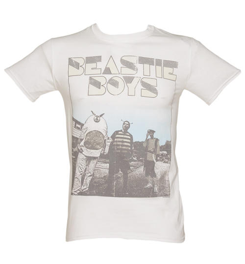Mens White Beastie Boys Costumes T-Shirt