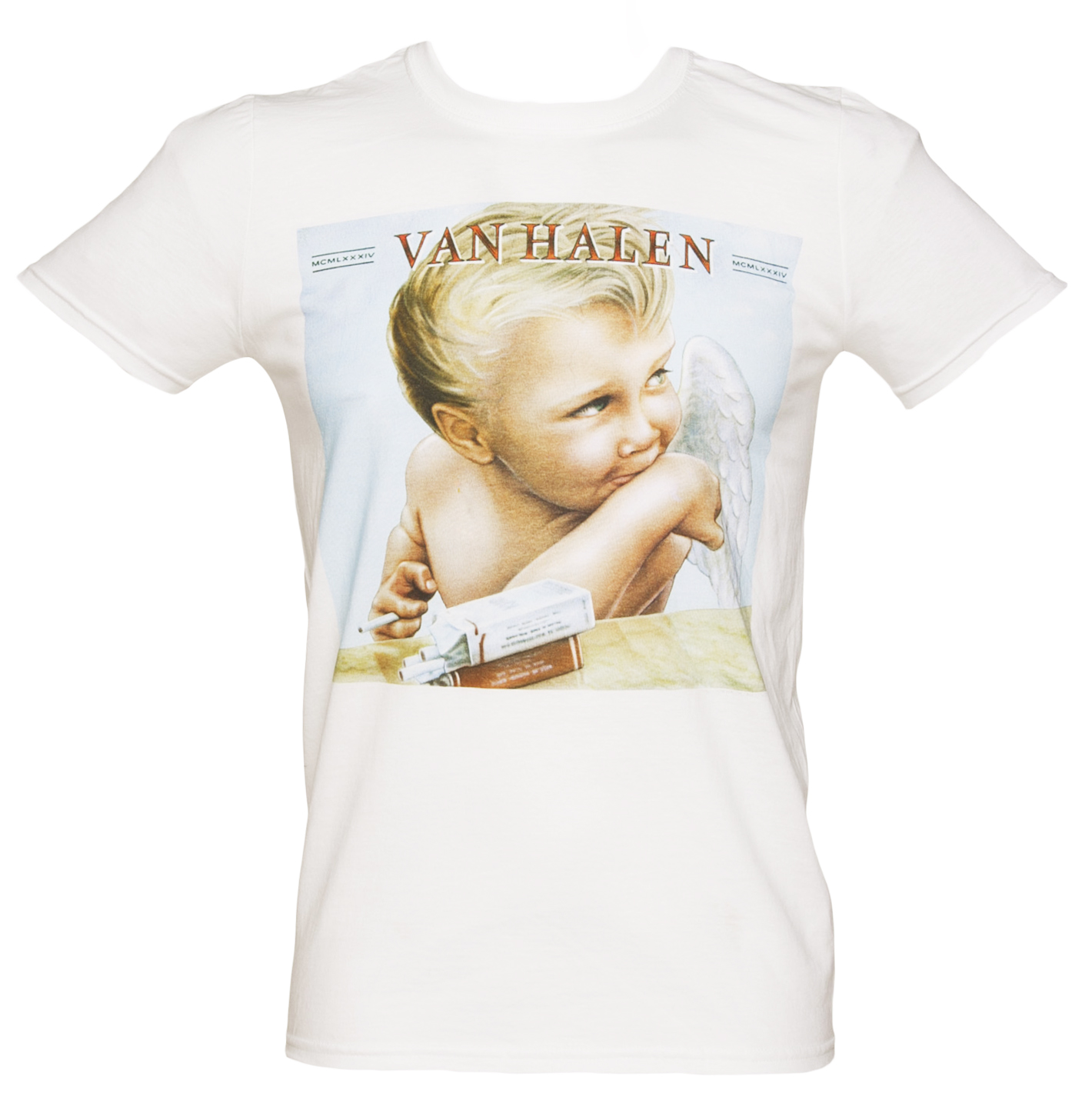 Mens White Van Halen 1984 T-Shirt