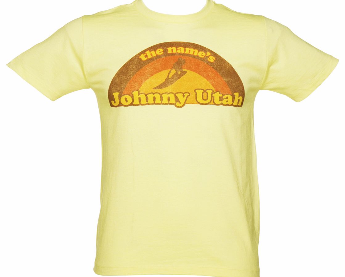 Mens Yellow Johnny Utah Point Break T-Shirt