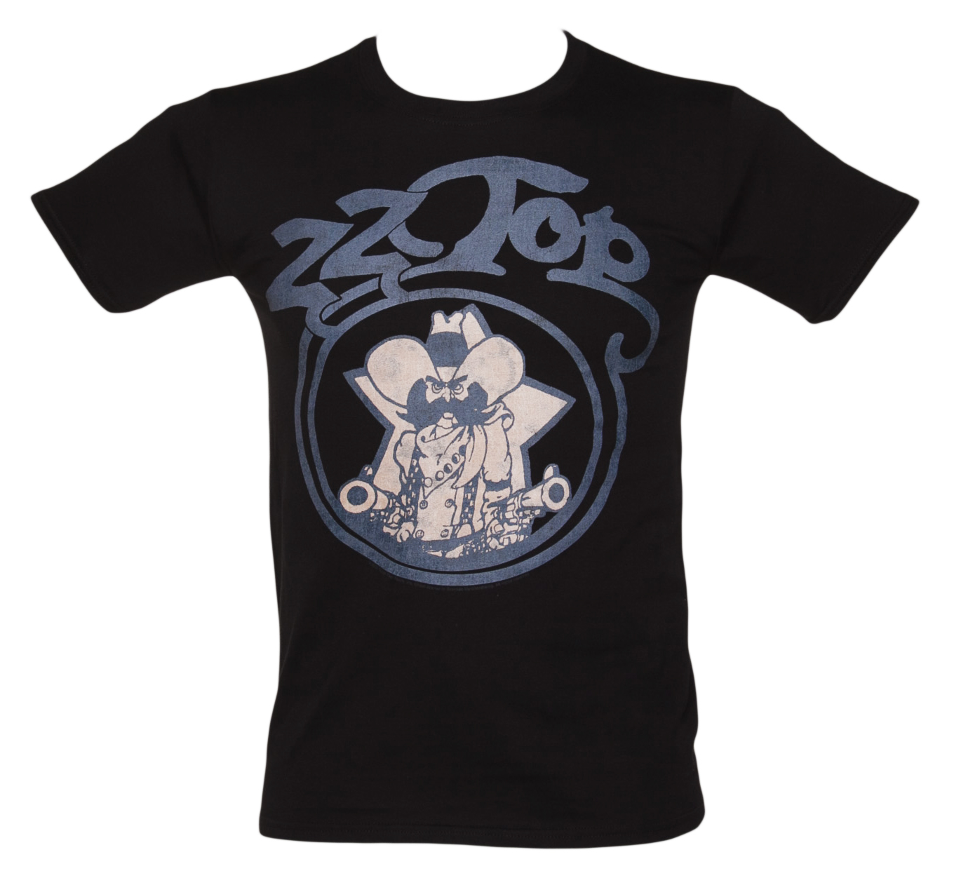 Mens ZZ Top Outlaw Vintage T-Shirt