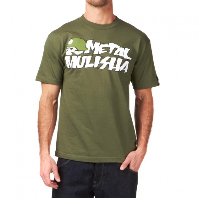 Metal Mulisha Mens Metal Mulisha Og Icon T-Shirt - Military