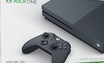Microsoft Xbox One S Storm Grey Console - 500GB (Exclusive to Amazon.co.uk)