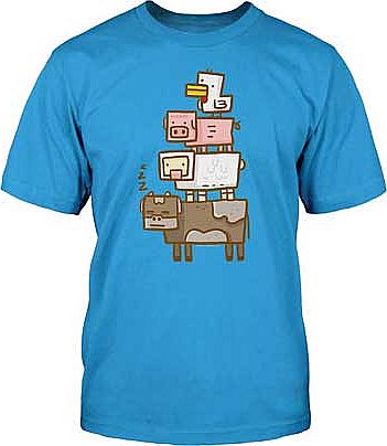 Minecraft Creeper Animal Totem T-Shirt - 10-11
