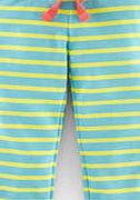 Mini Boden Cropped Sweatpants, Breeze/Sunglow Stripe 34515007