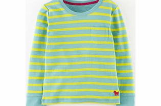 Mini Boden Everyday T-shirt, Fountain Blue Star,Soot