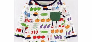 Mini Boden Fun Printed T-shirt, Veggie Patch 34190504