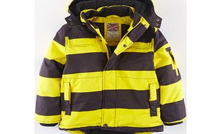 Mini Boden Snowboard Jacket, Safety Yellow/Grey 34181537