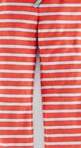 Mini Boden Towelling Sweatpants, Hot Coral Stripe 34498675