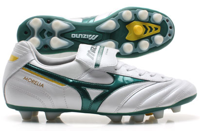Mizuno Football Boots Mizuno Morelia Pro FG Football Boots Pearl / Evergreen