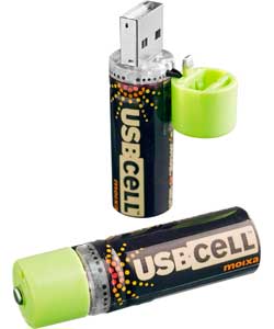 Moixa USB Cell AA Rechargeable Battery for