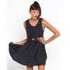Motel Rocks Motel Phillipa Cut Out Dress in Black and White