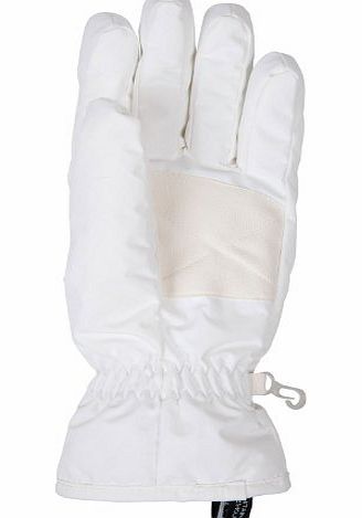 Mountain Warehouse Womens Snowproof Winter Warm Snowboard Skiing Fleece Adjustable Cuffs Ski Gloves White Small