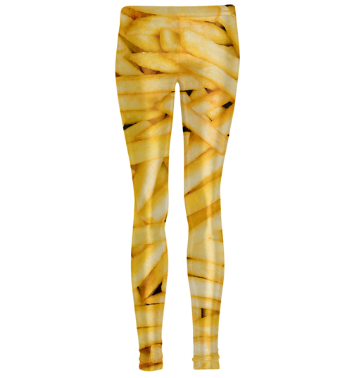 Ladies Shiny French Fries All Over Print