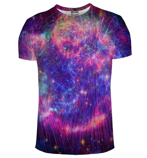 Unisex Fireworks All Over Print T-Shirt from Mr