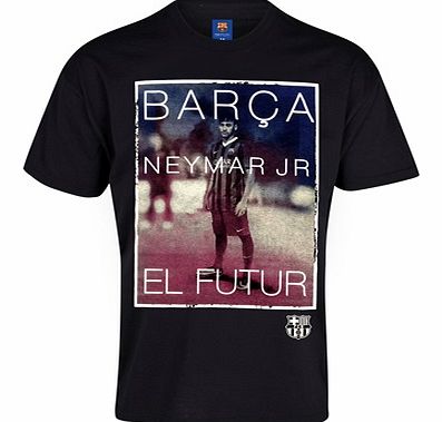 n/a Barcelona Neymar T-Shirt - Mens Black