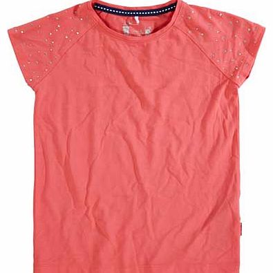 name it Girls Coral T-Shirt - 7-8 Years