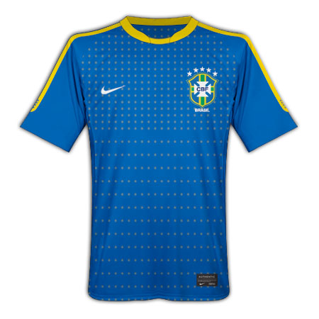 Nike 2010-11 Brazil Nike World Cup Away Shirt