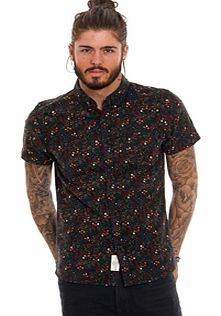 Native Youth Blue Floral Shirt