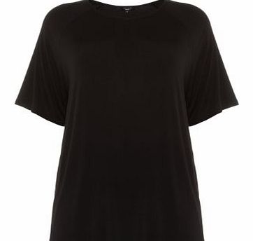 New Look Inspire Black Wide Sleeve Slouchy T-Shirt 3128938