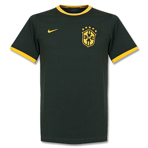 Nike Brazil Sark Green Core Ringer T-Shirt 2014 2015