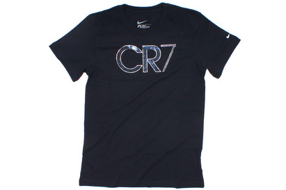 Nike CR7 Core Cotton Football T-Shirt Dark Obsidian