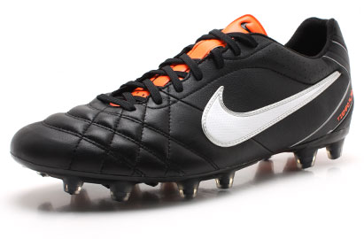 Nike Football Boots Nike Tiempo Flight FG Football Boots Black/White/Orange