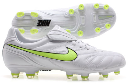 Nike Football Boots Nike Tiempo Legend FG Football Boots White/Volt