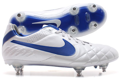 Nike Football Boots  Tiempo Legend IV SG Football Boots White/Blue