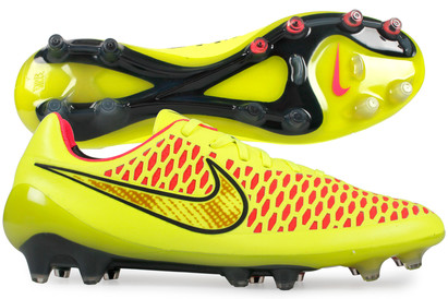 Nike Magista Opus FG Football Boots Volt/Metallic