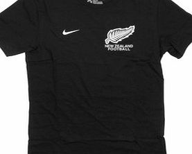 Nike New Zealand 2014/15 Core Cotton Football T-Shirt