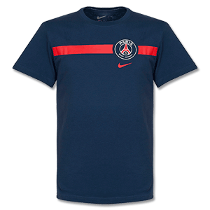 Nike PSG Navy Core T-Shirt 2014 2015