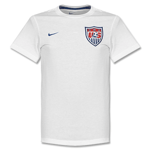 Nike USA White Core T-Shirt 2014 2015